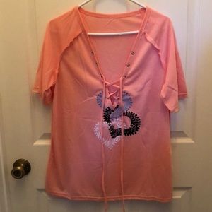 Heart Pattern ladies top